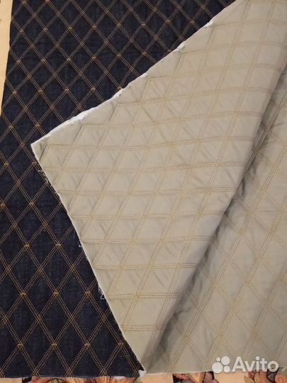 Отрез ткани-Стежка джинсовая, Баленсиага, Италия