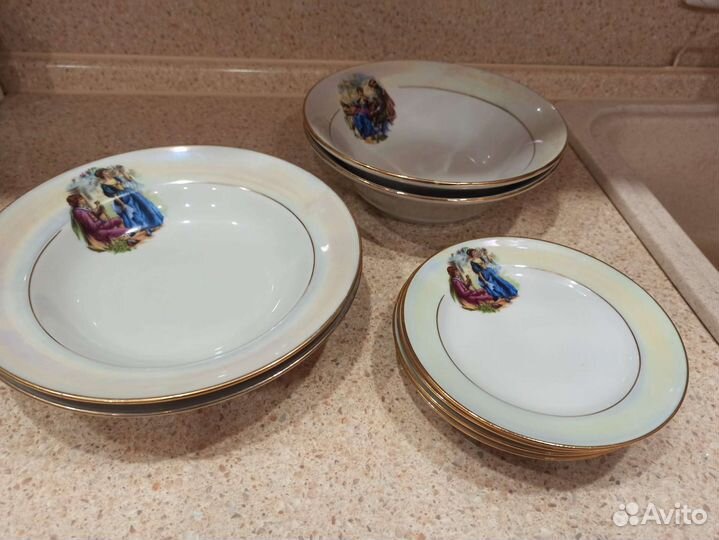 Набор столовой посуды бу