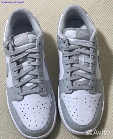 Кроссовки Nike Dunk Low Grey Fog Оригинал