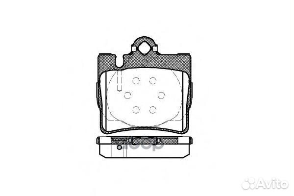 Колодки тормозные 077000 Remsa