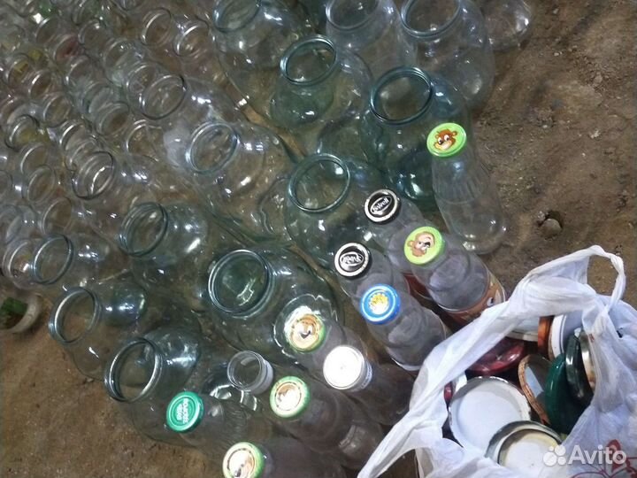 Продам стеклянные банки от 200 г до 3 л