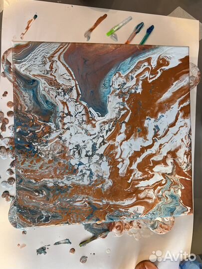 Флюид Арт. Fluid Art. Картина. Абстракция. Art#