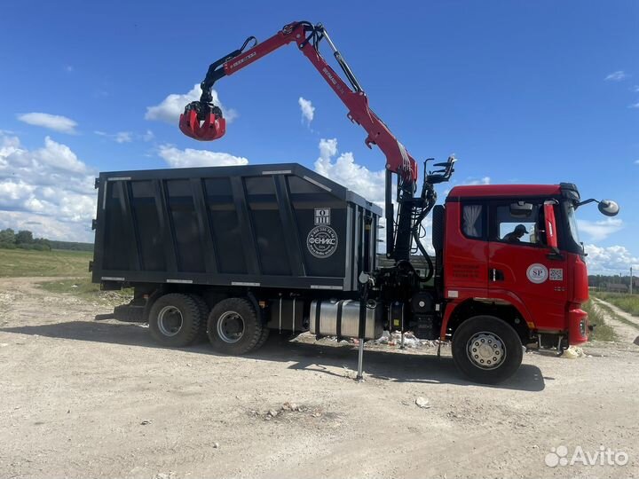 Ломовоз 30 м³ Shacman X3000 с КМУ Велмаш-С, 2024