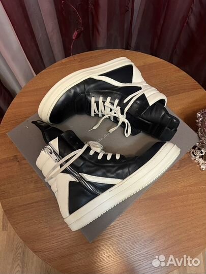 Rick owens geobasket ss22 black/milk