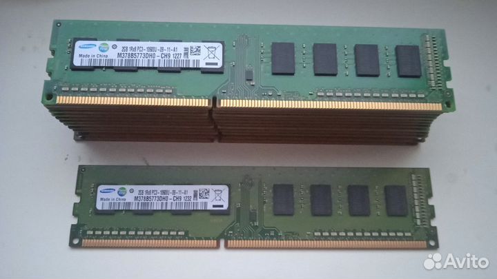 Память оперативная samsung DDR3 2GB PC 10600