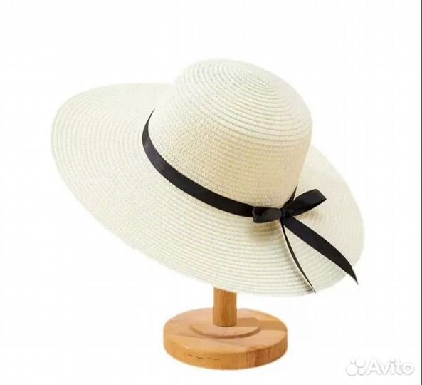 Соломенная шляпа женская