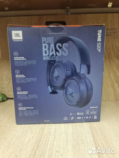 Беспроводные наушники jbl tune 520bt