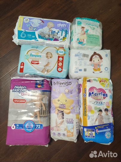 Подгузники 4,5,6 размер