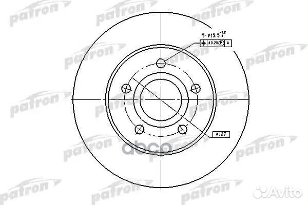 Диск тормозной передн jeep: Grand Cherokee 99-04