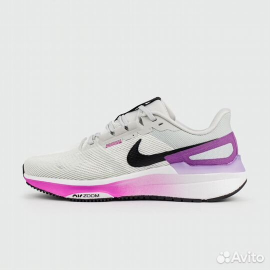 Кроссовки Nike Air Zoom Structure 25 White Purple