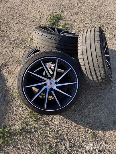 Диски Vossen cvt r17 с резиной