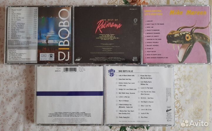 Евро и Итало Диско на CD