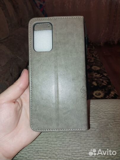 Чехол книжка для самсунг галаксия А 52 серый