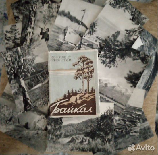 15 открыток 1956 г. Байкал
