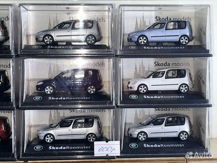 Модель автомобиля Skoda Roomster 1:72 1/72 Abrex