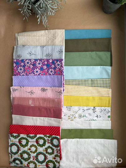 Набор тканей/лоскутов для творчества