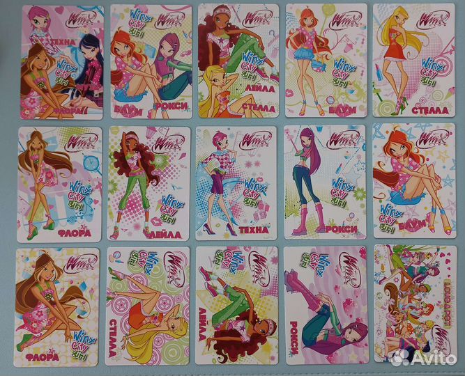 Карточки винкс