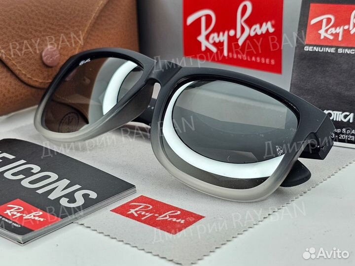 Очки Ray Ban Justin 4165 Зеркальный