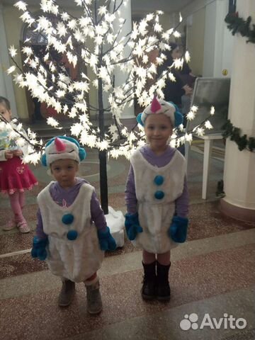 Костюм снеговик, лисенок, белочка, петрушки, петух