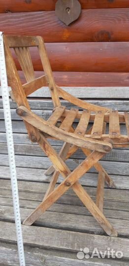 Складной старинный стульчик