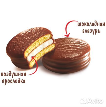 Пирожное Choco Pie Original 120г Orion