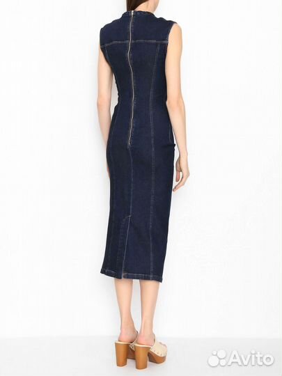 Sportmax Джинсовое платье на молнии 44