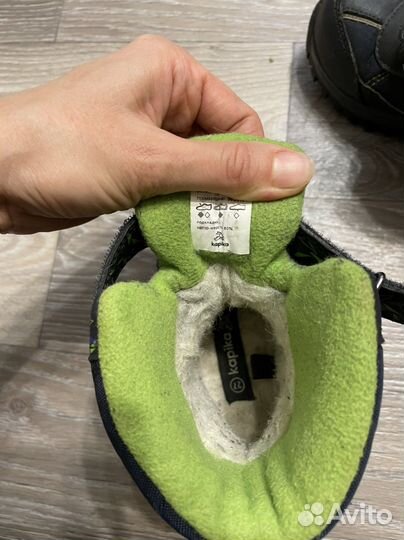 Ботинки мембранные дошк, р 27 Зима(kapika)