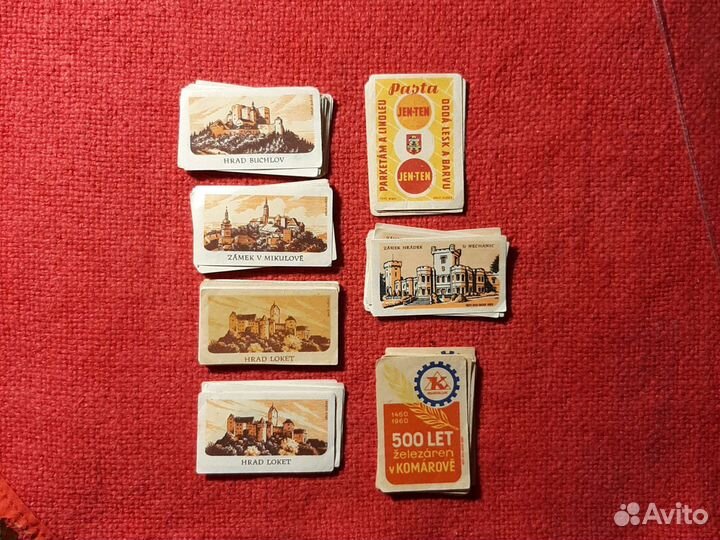 Спичечные этикетки /Чехословакия 1960 год. 70 шт