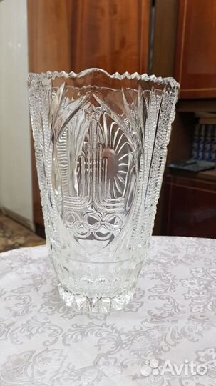 Хрустальная ваза Олимпиада 80 СССР