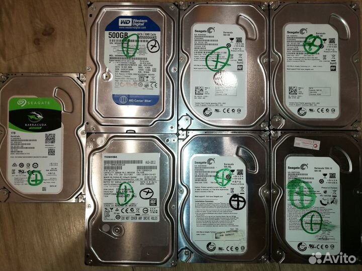 SSD/HDD : 2,5''(ноутбуки) и 3,5''