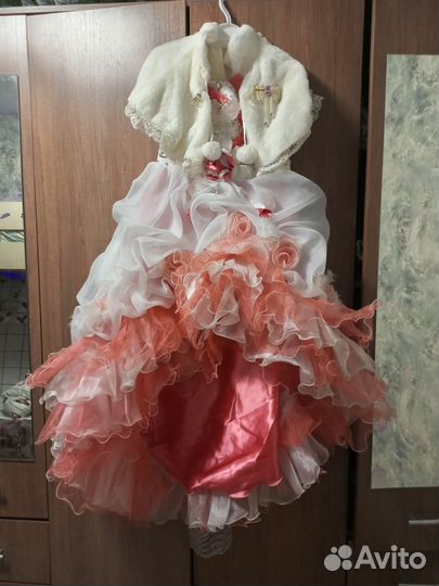 Новогодние детское платье