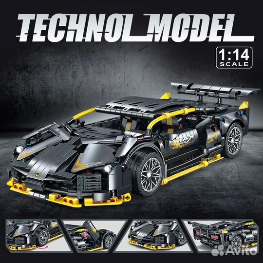 Конструктор Lamborghini черный