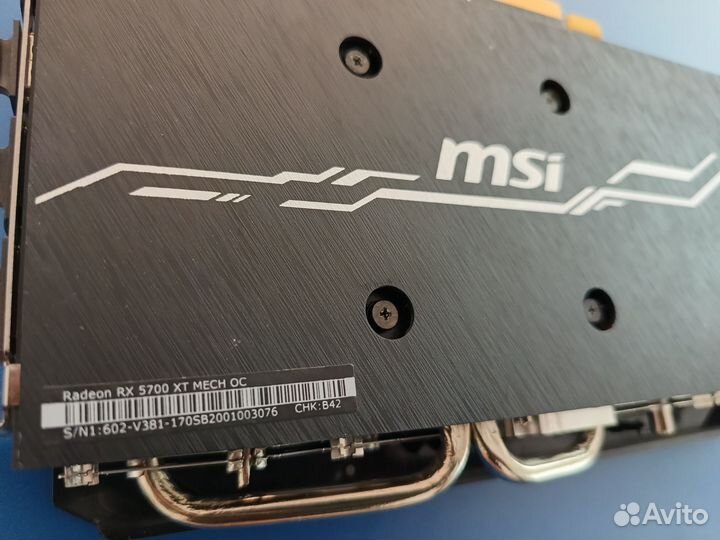 Видеокарта rx 5700xt msi mech