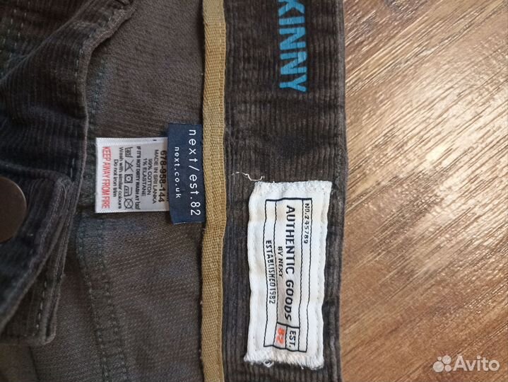 Браки, джинсы вельвет размер 152-156