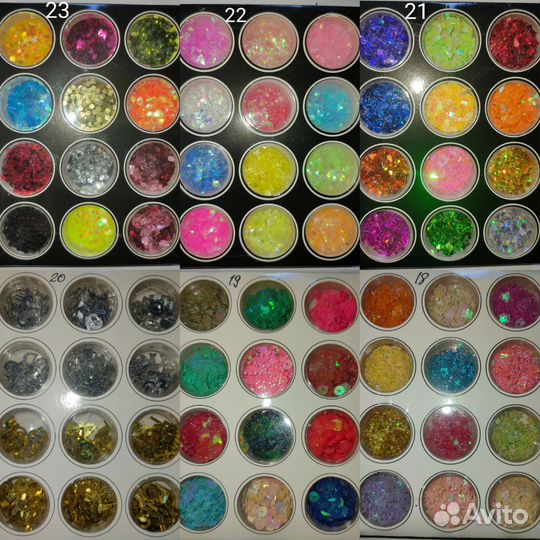 Дизайн для ногтей: блёстки, слюда, камифубики