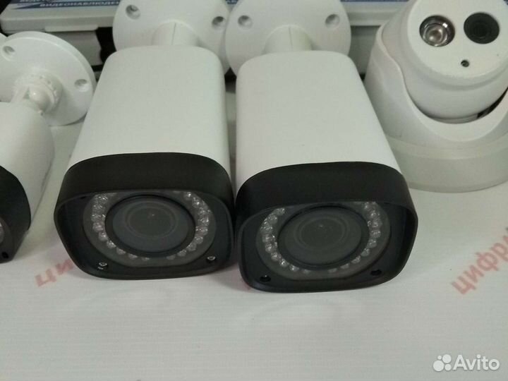 Видеонаблюдение 17 камер IP с микрофоном