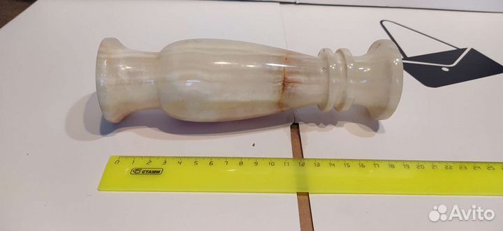 Подсвечник из натурального камня Оникса