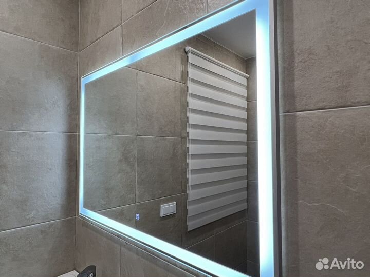 Зеркало 100х70 в ванную с подсветкой