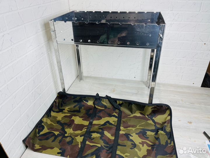 Мангал из нержавейки средний 36*60*60