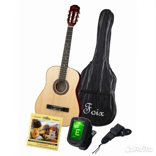 Классическая гитара 4/4 + аксессуары