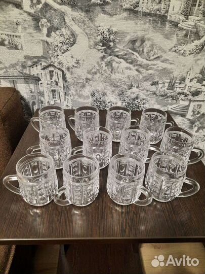 Бокалы,рюмки,стопки,пепельница/хрусталь,стекло