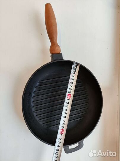 Чугунная сковорода гриль