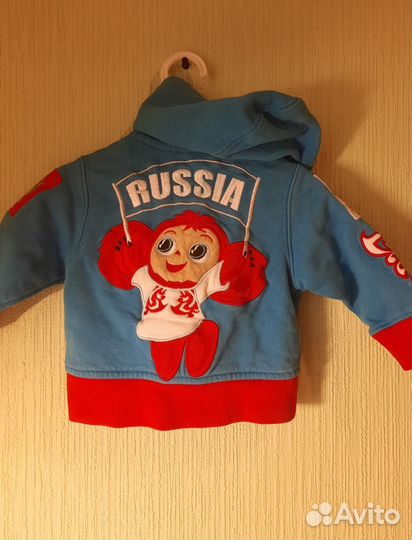 Толстовка для мальчика р.62 + боди + слипы