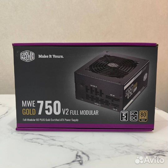 Блок питания Cooler Master MWE gold 750 V2