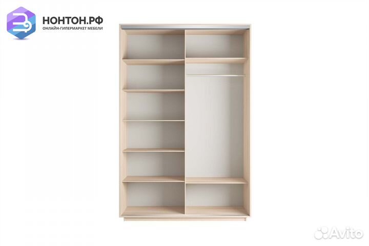 Шкаф-купе 2-х дверный Нонтон фото №1015 / дуб моло