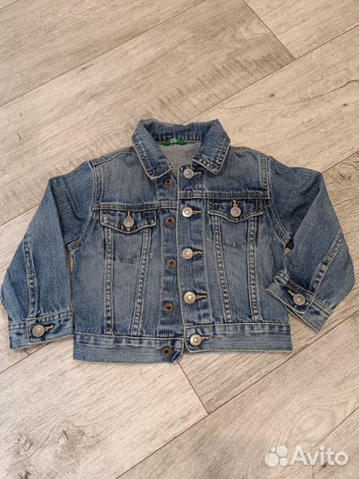 Джинсовая куртка для мальчика 86 92