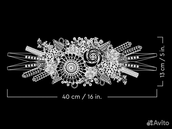 Конструктор Композиция из сухоцветов