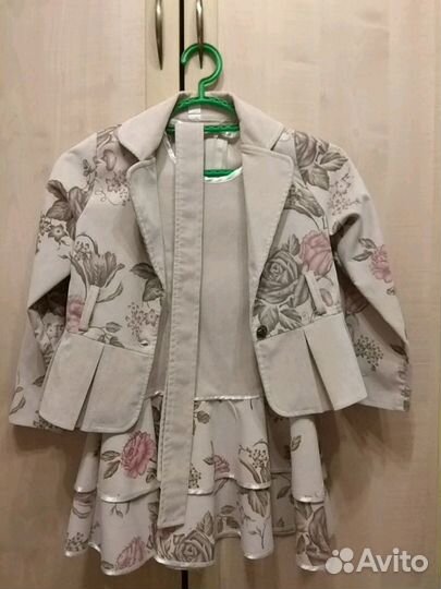 Комплект сарафан и пиджак на девочку 5-6 лет,разм