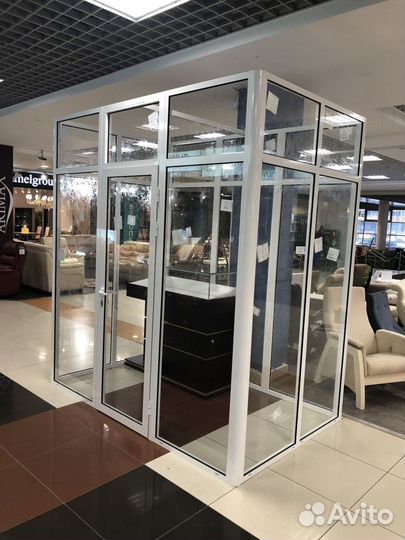 Стеклянные перегородки
