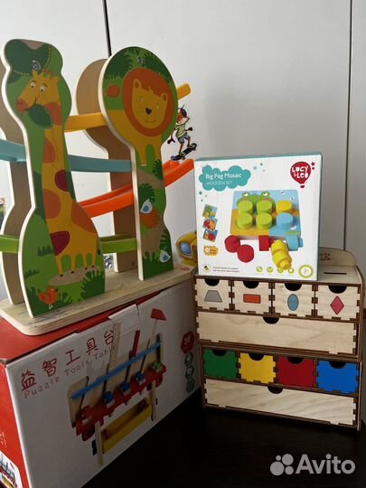 Детские деревянные игрушки б/у